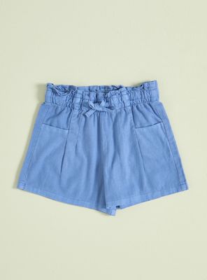 Short con Bolsillos de Lino