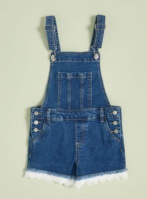 Jardinera Denim Macramé