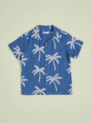 Camisa Bordado Palmeras