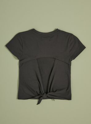 Imagen 2 del producto Polera Estampada y Espalda Abierta con Nudo