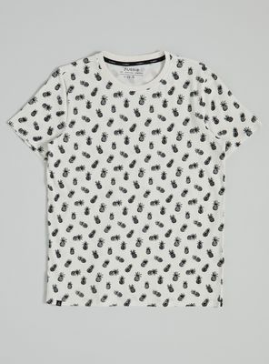 Polera Full Estampado Tropical