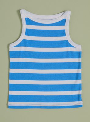 Polera Rib Estampada Rayas Niñas