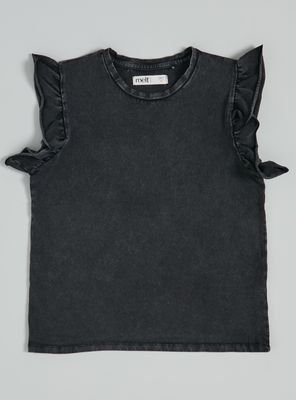 Polera Colores Lisos con Vuelos