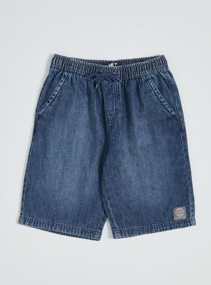 Short Demin Ajuste Cordón