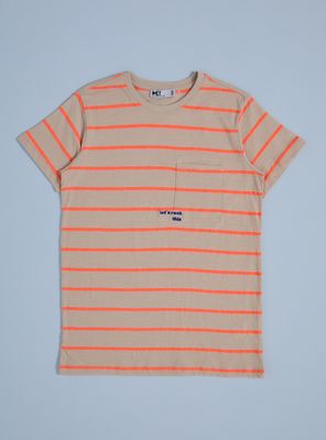 Polera Rayas con Detalle Letras