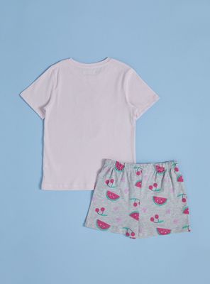 Imagen 2 del producto Pijama Estampado Frutas con Glitter