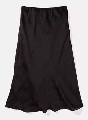 Imagen 2 del producto Falda AE Midi Tiro Alto de Satín