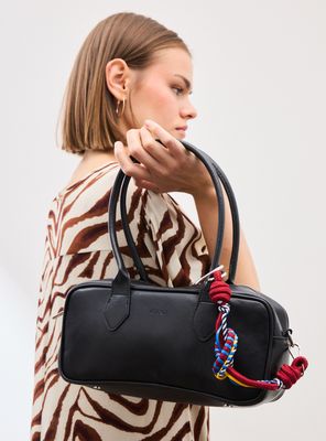 Imagen 1 del producto Cartera Tipo Bowling con Cuerdas de Color