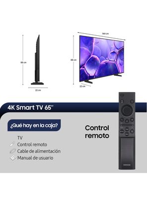 Imagen 2 del producto LED Smart TV 65"" Crystal UHD 4K 2025 U8000F