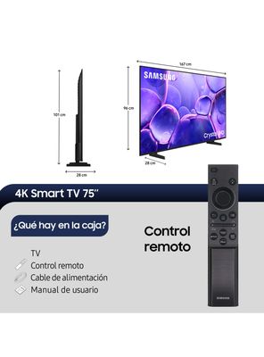 Imagen 2 del producto LED Smart TV 75"" Crystal UHD 4K 2025 U8000F 