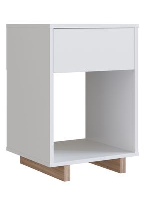 Velador 1 Cajón Moveli Blanco