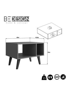 Imagen 2 del producto Mesa de Centro Retro B60 Gris