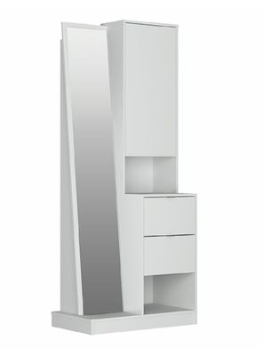 Cómoda Tocador Espejo Moveli Blanco
