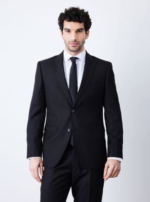 Traje Recto Fantasía Sal y Pimienta Slim Fit