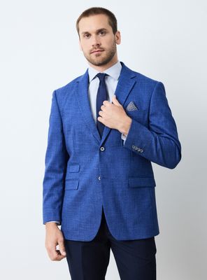 Vestón Recto Texturado Regular Fit