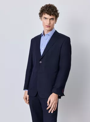 Vestón Recto Lino Natural