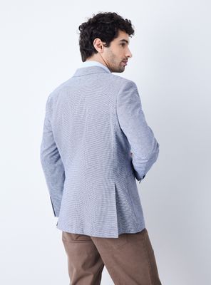Imagen 2 del producto Vestón Recto Fantasía Cuadrille Slim Fit con Lino