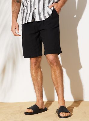 Short de Lino con Lavado