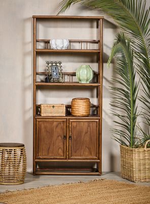 Repisa 2 Niveles Antigüedad 1 Brown