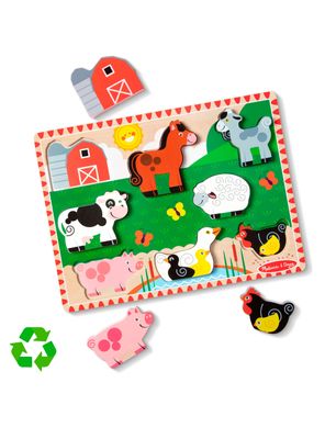 Imagen 2 del producto Puzzle Encaje de Madera 3D Granja