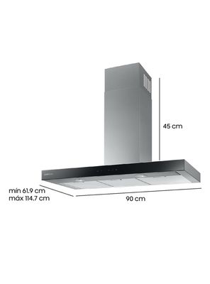 Imagen 2 del producto Campana con Filtro Lavable Aluminio NK36M5070BS/ZS 90cm