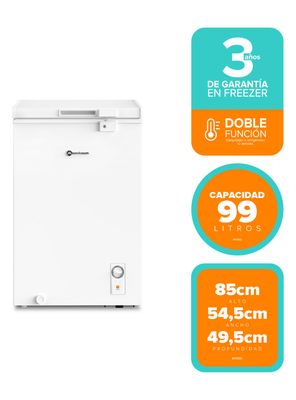 Imagen 2 del producto Freezer Horizontal Dual Frío Directo 99 Litros M100D