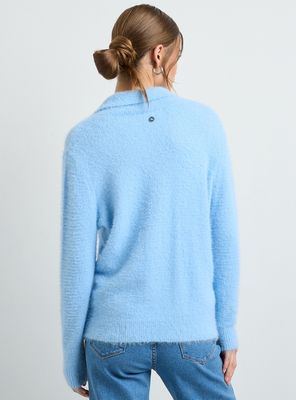 Imagen 2 del producto Sweater Liso con Escote Cuello V