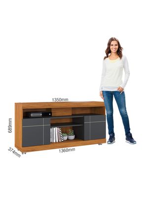 Imagen 2 del producto Rack Yara TV 47"" 2 Puertas Negro