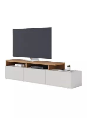 Rack Logan TV 70"" 3 Puertas Blanco
