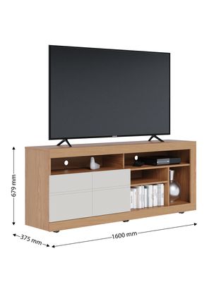 Imagen 2 del producto Rack Inaja TV 65"" 2 Puertas Blanco