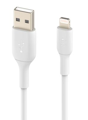 Imagen 2 del producto Cable USB-A a Lightning 1m PVC Blanco