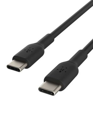 Imagen 2 del producto Cable USB-C a USB-C 1m PVC Negro