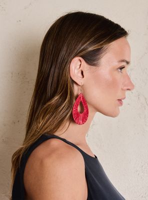 Aros Colgantes Embarrilados con Cut Out