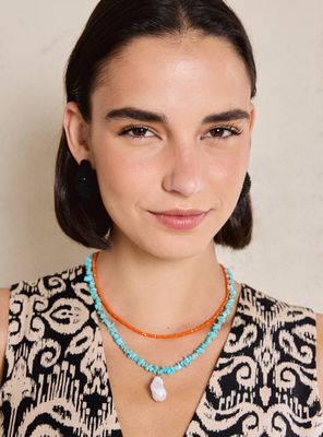 Imagen 1 del producto Collar Doble con Colgante de Perla