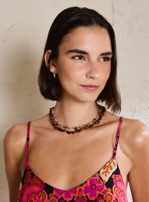 Set de Collares con Piedras Colores