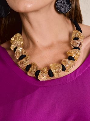 Imagen 2 del producto Collar Chunky Piedras y Nudos