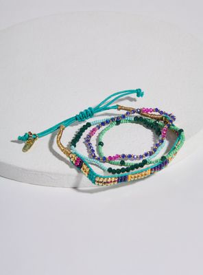 Imagen 2 del producto Set de 4 Pulseras Mostacillas Mix Color