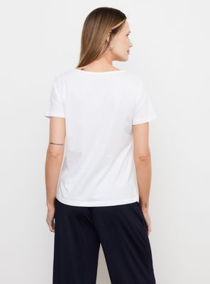 Imagen 2 del producto Polera Manga Corta con Estampado Localizado