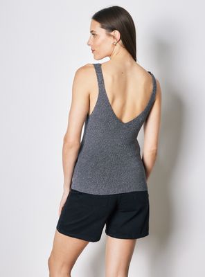 Imagen 2 del producto Polera Tejida Lurex Escote V