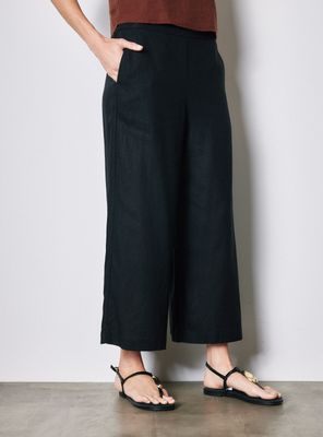 Pantalón Culotte con Lino Pretina Elasticada