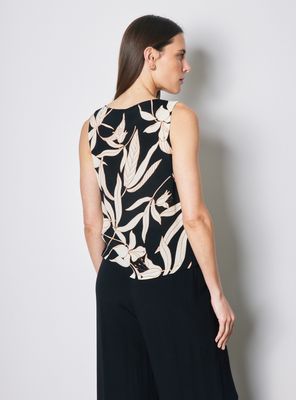 Imagen 2 del producto Blusa Vest sin Mangas Abotonado Estampado