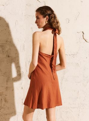 Imagen 2 del producto Vestido Drapeado Halter Colección María Pombo