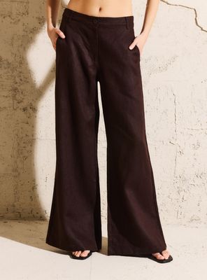 Imagen 1 del producto Pantalón Sastrero Straight Lino Colección María Pombo