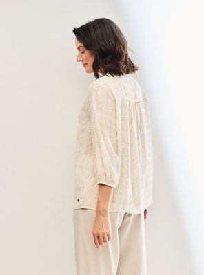 Imagen 2 del producto Blusa Estampada Manga Abullonada