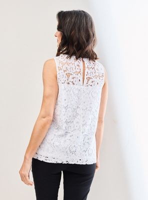 Imagen 2 del producto Blusa sin Mangas de Encaje con Forro