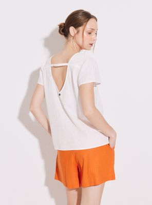 Imagen 2 del producto Blusa Manga Corta Globo