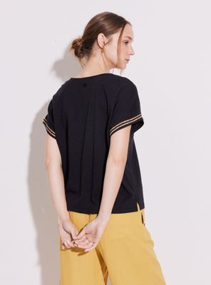 Imagen 2 del producto Polera Cuello V Brillante