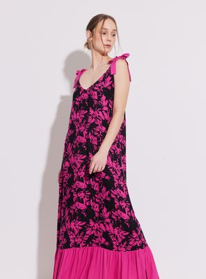 Vestido Hawaii Print