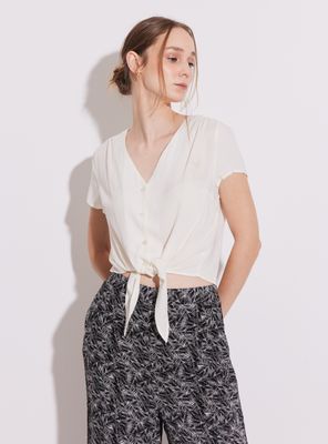 Polera Estilo Camisa