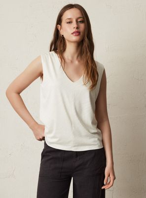 Imagen 1 del producto Polera de Tela Texturizada y Forro